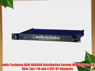 Audio-Technica AEW-DA660D Distribution System UHF Antenna 50 Ohm Two 1 IN and 4 OUT RF Channels