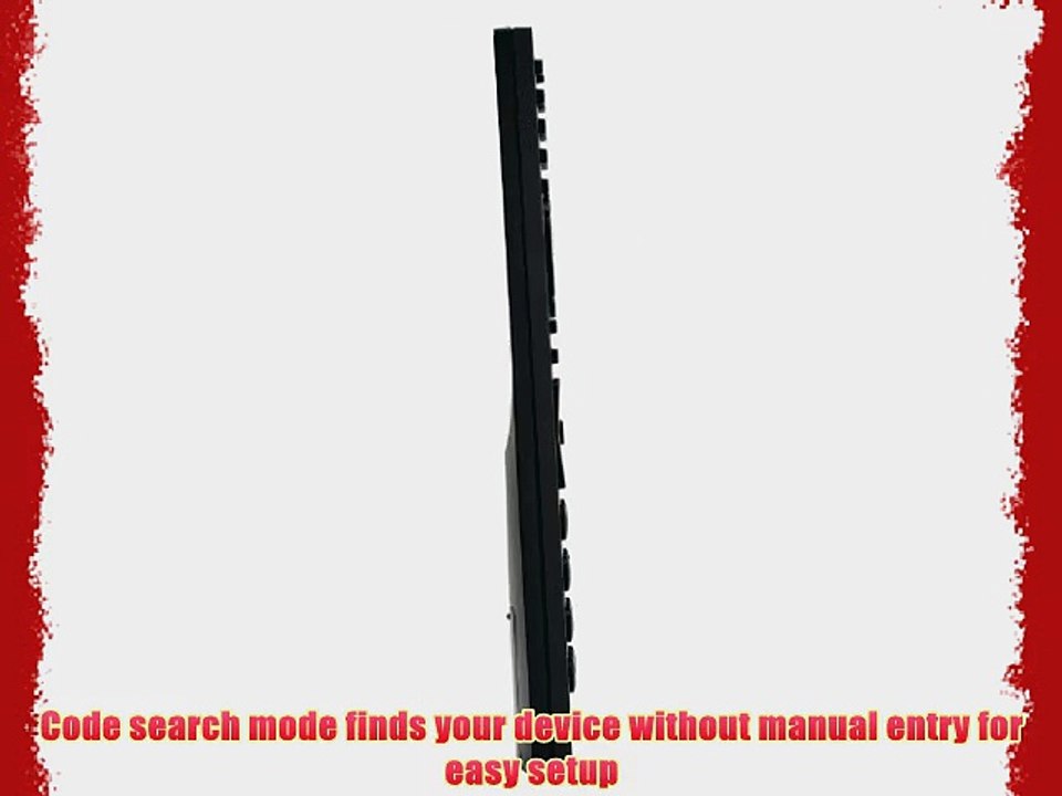 VIZIO XRU100 Universal Remote for Home Theater (Black)