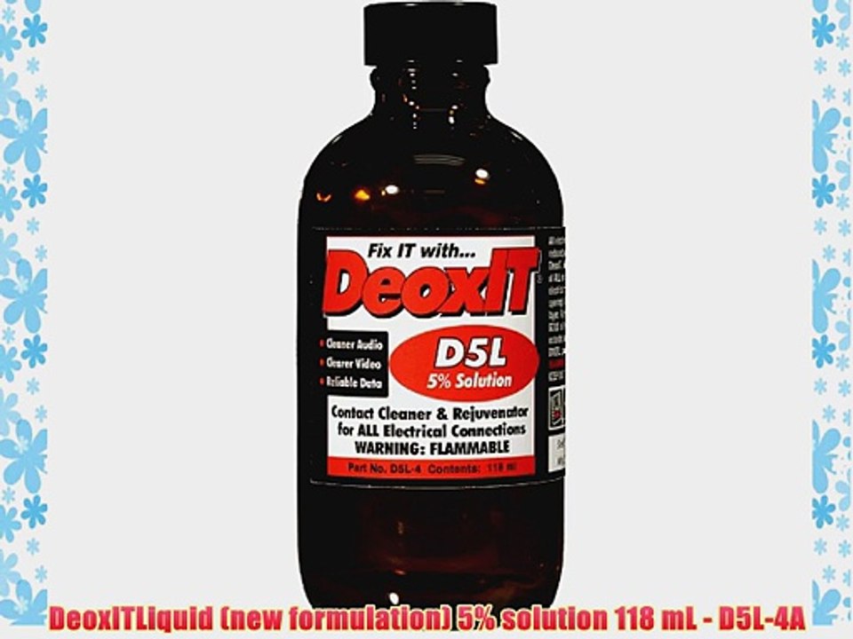 DeoxITLiquid (new formulation) 5% solution 118 mL - D5L-4A