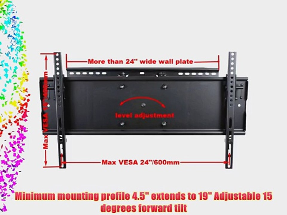 VideoSecu Articulating Tilt Swivel LCD LED Plasma TV Wall Mount for SONY KDL-46EX500 KDL-46EX700