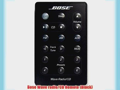 Bose Wave radio/CD Remote (Black)