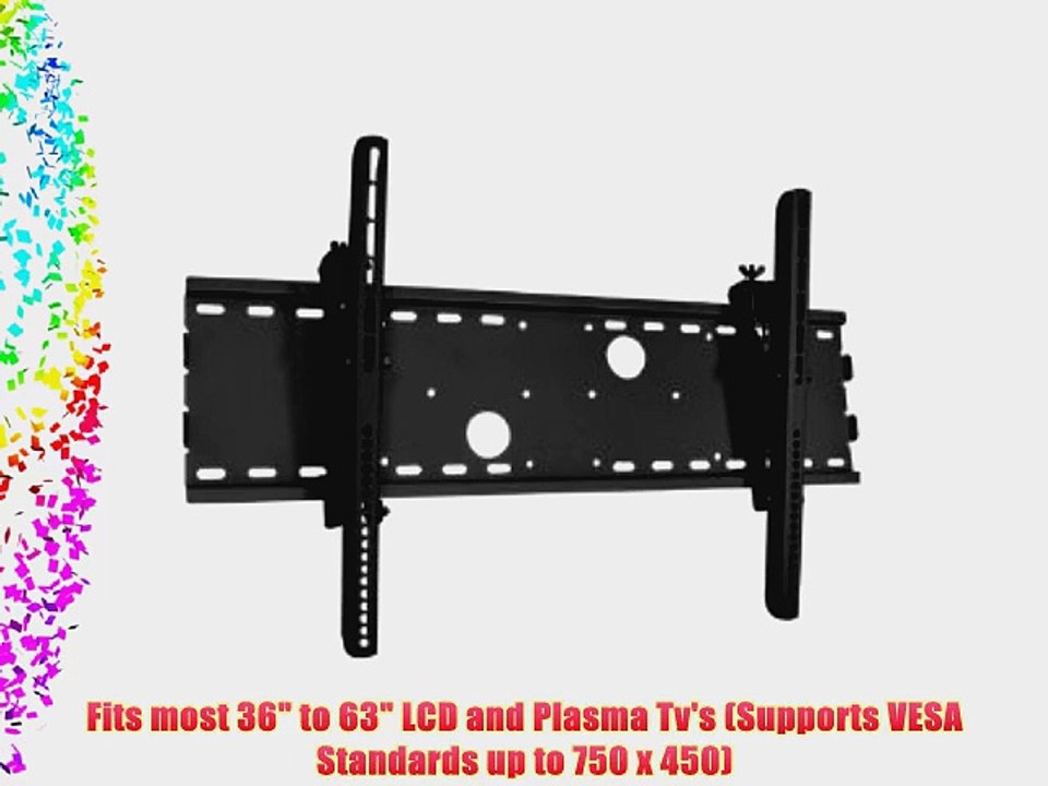 Black Adjustable Tilt/Tilting Wall Mount Bracket for Sharp Aquos LCC4067UN (LC-C4067UN) 40