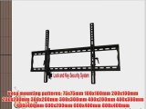Locking TV Wall Mount for Insignia NS-55L260A13 LCD HDTV ~ Key Lock ~ Top Seller ~