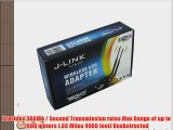 J-Link? USB Wireless 1000mW B N G Network Adapter with Dual Removable RP-SMA 6dBi Antenna 802.11