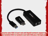 StarTech.com 14 HDMI to VGA and USB 3.0 Gigabit Ethernet Accessory Bundle for HP Pavilion Chromebook