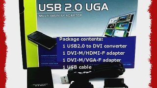 Premium USB to DVI Converter (Supports - DVI HDMI