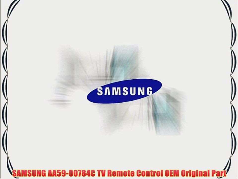 SAMSUNG AA59-00784C TV Remote Control OEM Original Part