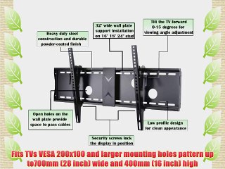 VideoSecu Tilting TV Wall Mount Bracket for DYNEX DX-46L261A12 DX-46L262A12 DX-55L150A11 Class