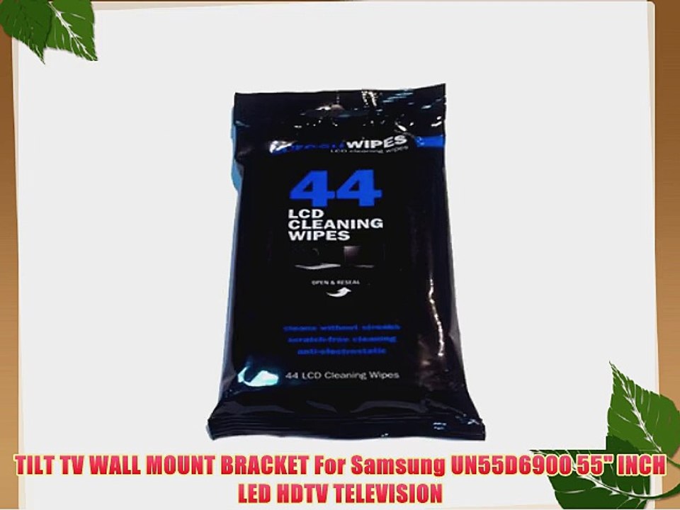 TILT TV WALL MOUNT BRACKET For Samsung UN55D6900 55 INCH LED HDTV TELEVISION