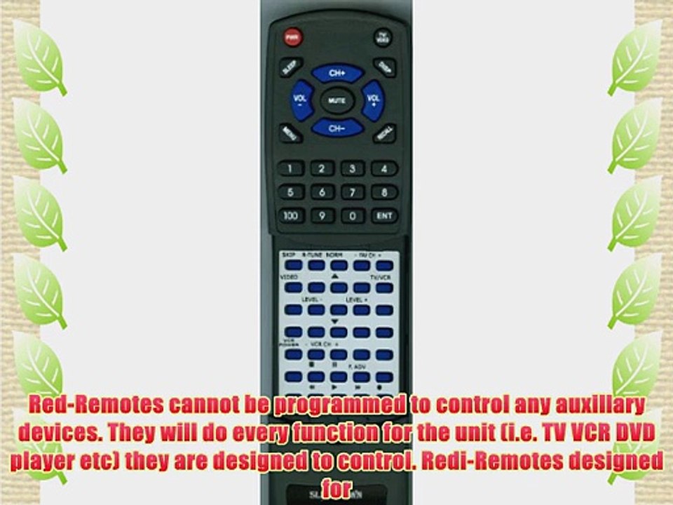 PANASONIC Replacement Remote Control for CTP2780SF EUR50725