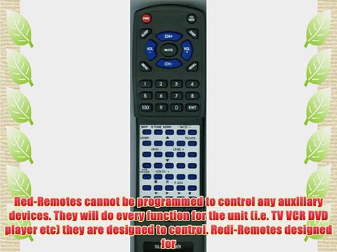 PANASONIC Replacement Remote Control for CTP2780SF EUR50725
