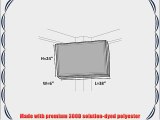 38 Inch Outdoor TV Cover (Front Half Cover) - 13 sizes available