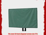 50 Inch Outdoor TV Cover (Front Half Cover) - 13 sizes available