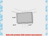 60 Inch Outdoor TV Cover (Front Half Cover) - 13 sizes available