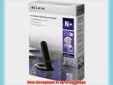 Belkin F5D8055 Wireless N 300Mbps USB Adapter (Black)