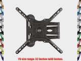 Displays2go MNTW803L TV Wall Mount with Adjustable Tilt and Articulating Arm for a 32-47 Inches