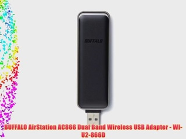 Buffalo Airstation Ac866 Dual Band Wireless Usb Adapter Wi U2 866d Video Dailymotion
