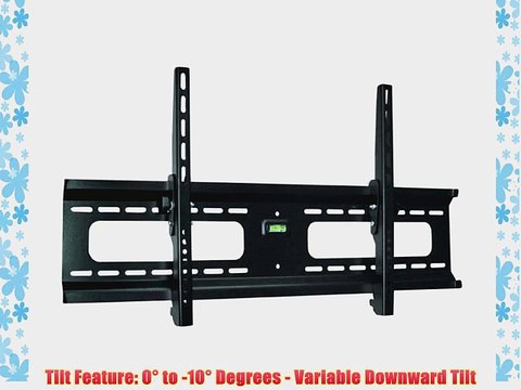 Low Profile Black Tilt/Tilting Wall Mount Bracket for Panasonic Viera TCP50G25 / TC-P50G25