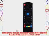 Docooler 2.4G Wireless Mini Remote Control Keyboard Mouse Voice for XBMC Android Smart TV Box