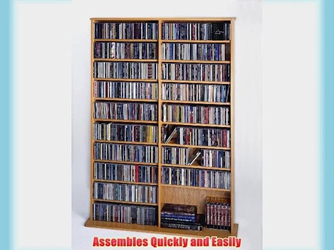 Oak Veneer High Capacity Wall Rack (CDV-1000 Series) Oak