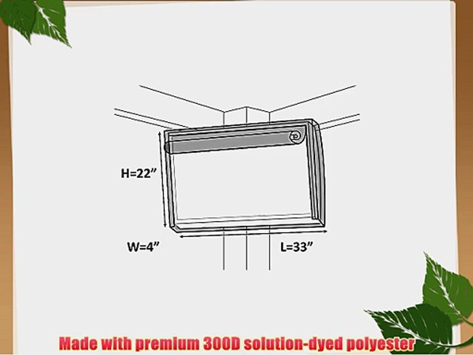 32 Inch Outdoor TV Cover (Full Flip Top Cover) - 12 sizes available