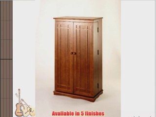 Classic Mission Style Multimedia Cabinet Walnut