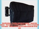 James Mounts and More - Premium Outdoor Indoor TV Cover for 20-24 inch TV's For tilt wall mounts
