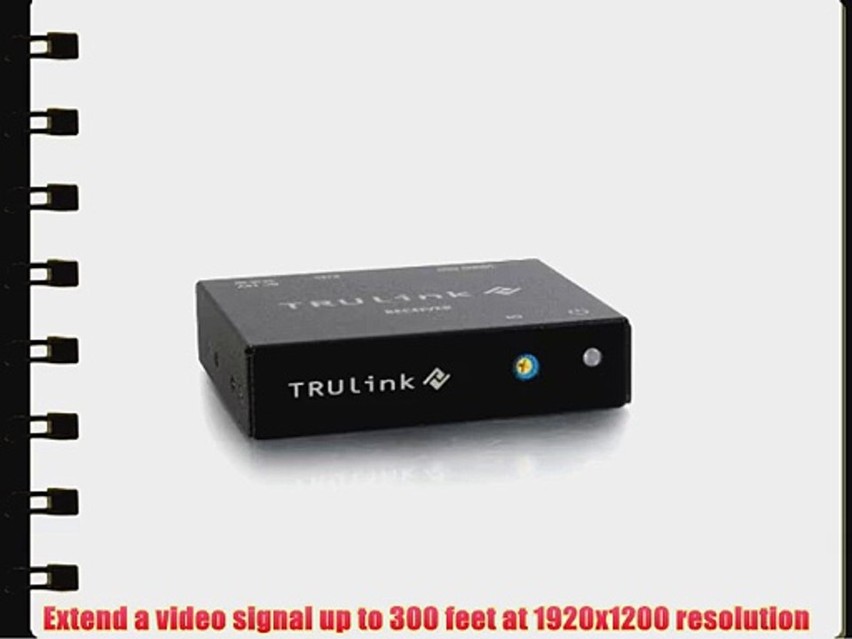 C2G / Cables to Go 29363 TruLink VGA over Cat5 Box Receiver