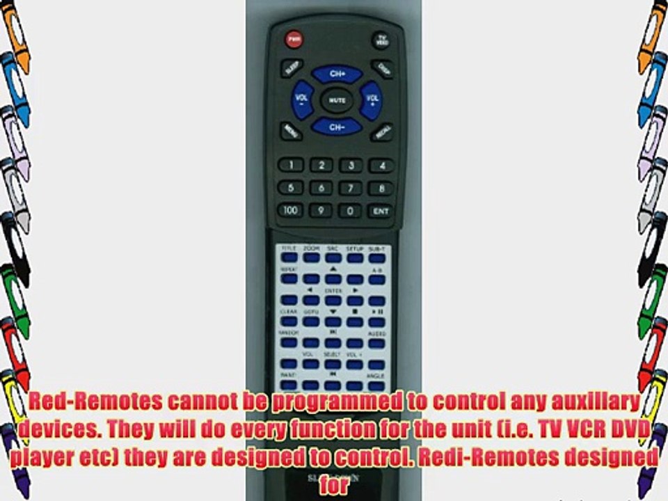 JENSEN Replacement Remote Control for VM8113 30703020