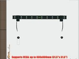 Slim Low Profile TV LCD HDTV LED Plasma WALL MOUNT (46 - 63 inch screen) up to 110lb BLACK