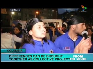 Candlelight vigil for peace held in Bogota