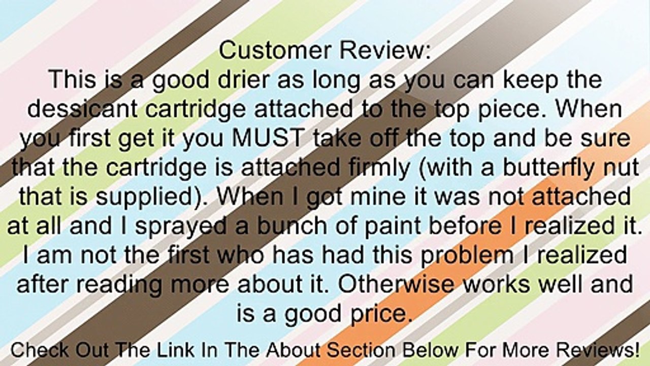 DeVilbiss 130525 QC3 Air Filter and Dryer Review video Dailymotion