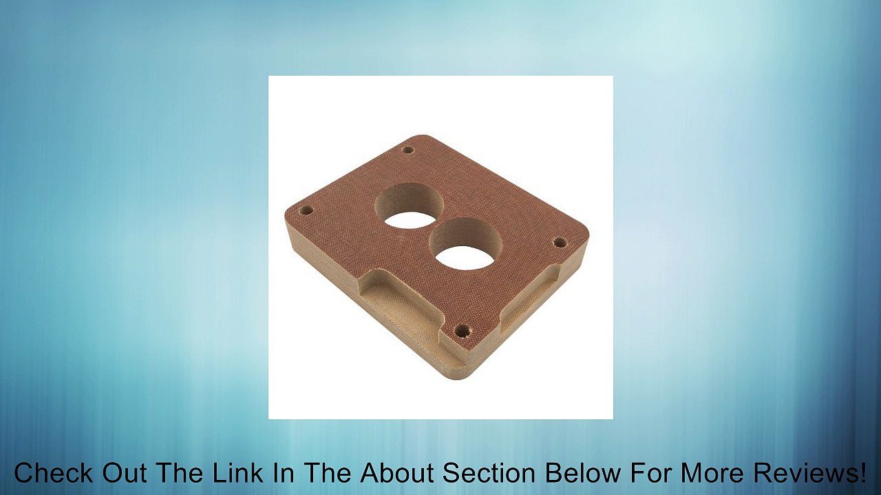 Canton Racing Products 85-040 1" Phenolic Carburetor Adapter for Holley 2-Barrel Carburetors Review