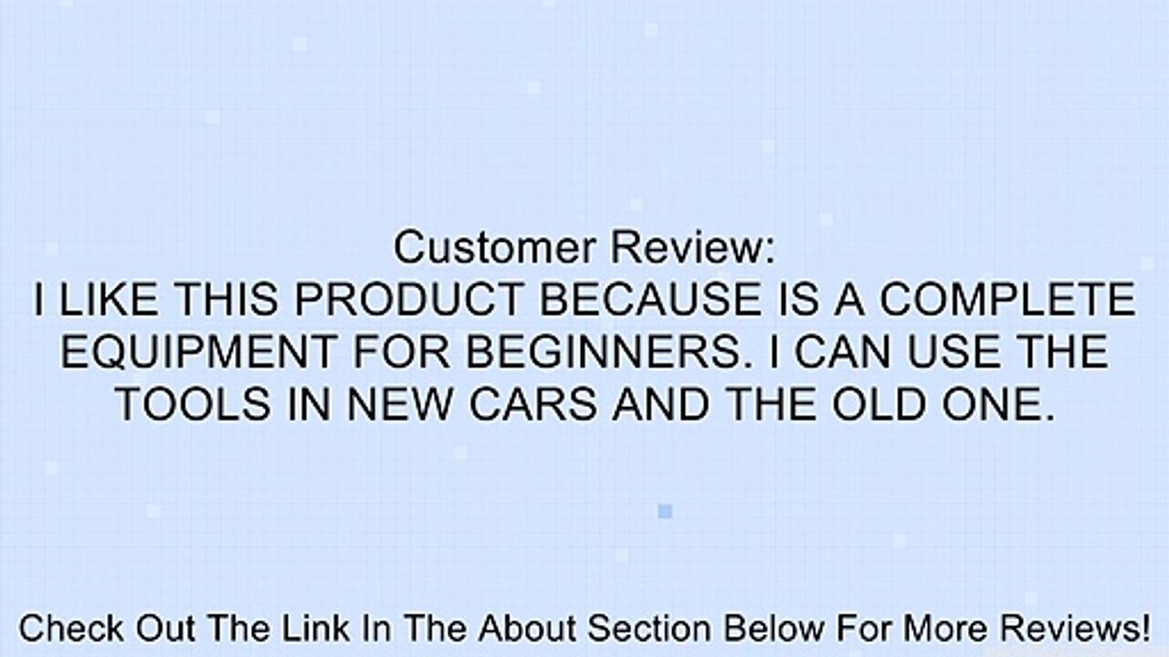 OTC 4480 Stinger Basic Fuel Injection Service Kit Review
