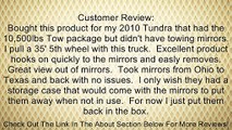 CIPA 11300 Toyota Tundra Custom Towing Mirrors - Sold as Pair Review