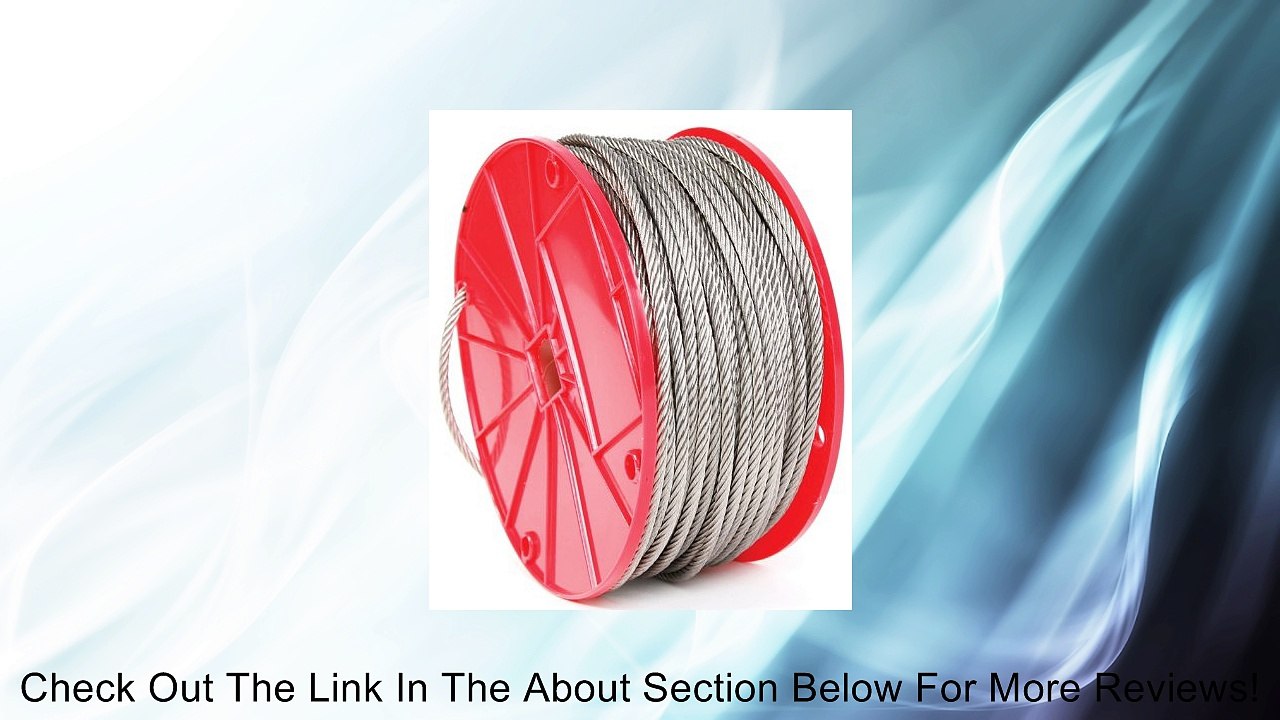 Koch 015021 Cable, 7 by 7 Construction, Trade Size 1/16 by 125 Feet, Stainless Steel Review