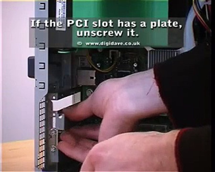 Installing a PCI WiFi card in a desktop computer