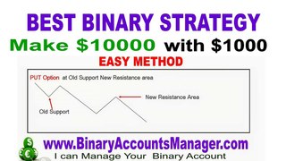 Best Binary Options Trading Strategy for Long Run Success / High Profits with Low Investment