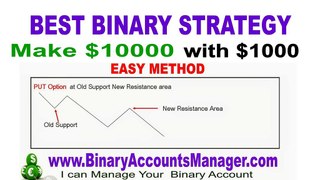 The Best Binary Options Trading Strategy for Long Run Success/ Easy Method