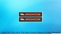 NFL Denver Broncos Car Shoulder Belt Seat Pad - Pair Review