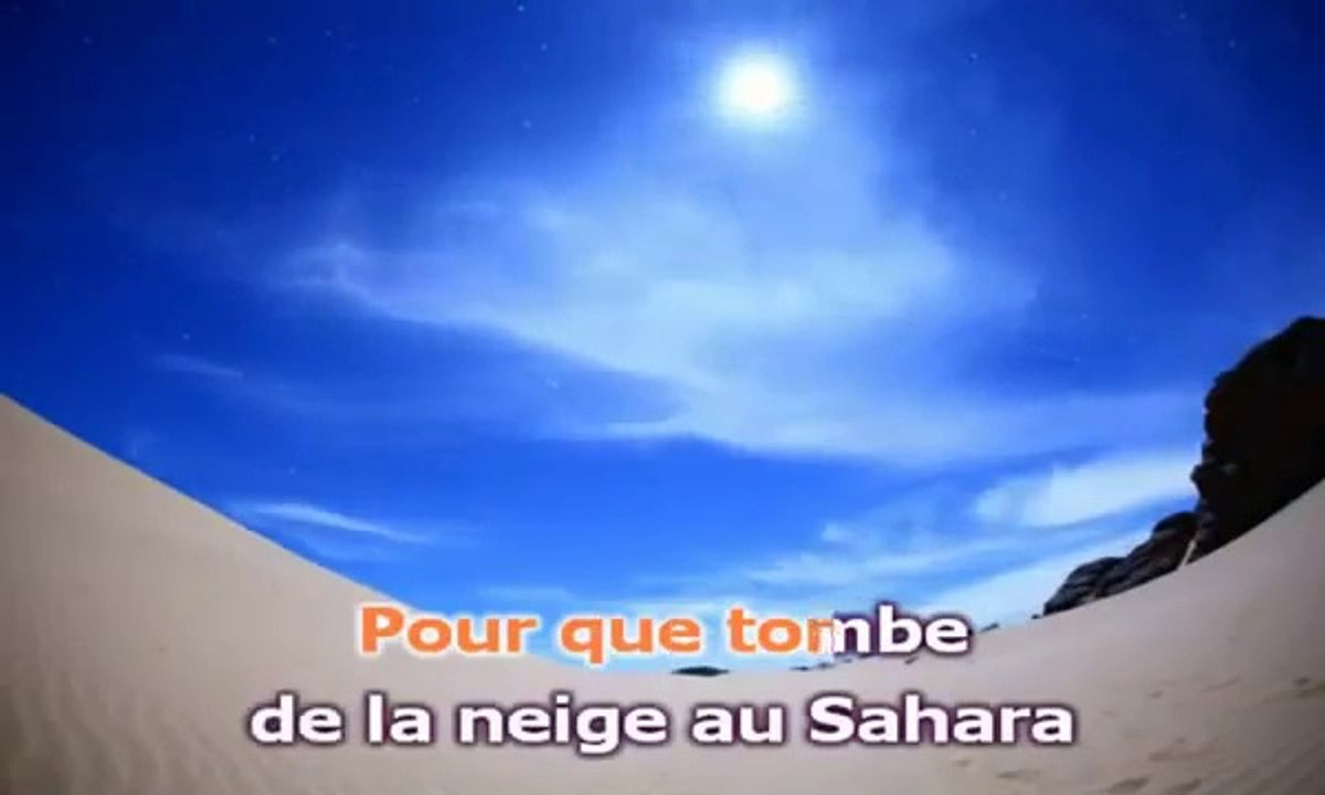 KARAOKE ANGGUN - La neige au Sahara