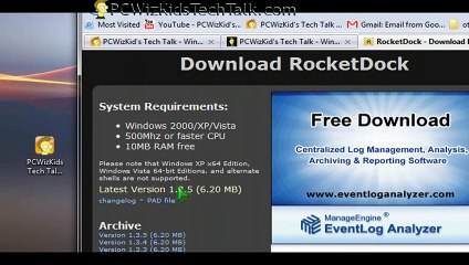 Rocket Dock - For Windows