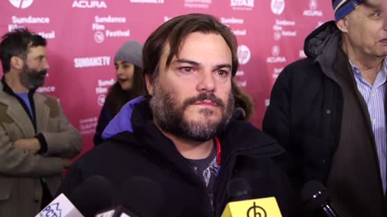 Jack Black seen at the Sundance Film Festival