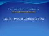Present Continuous Tense With Examples in Urdu