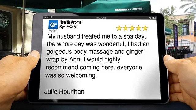 Health Aroma London Remarkable Five Star Review by Julie H.