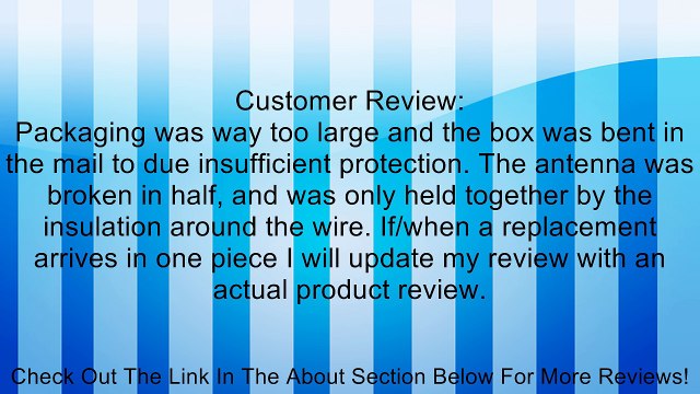 OES Genuine W0133-1847765-OES Antenna Mast Review