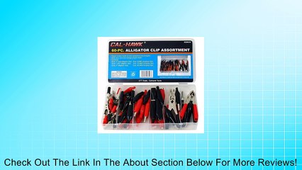 Alligator Clip & Clamp Assortment Electrical 60 pc Set Review