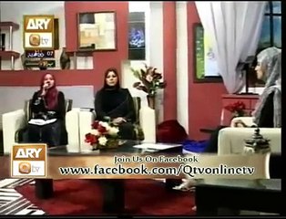 Seha azam & Amna Ashfaq in Subha Bakhair Hajj special 13 oct 2013 p2
