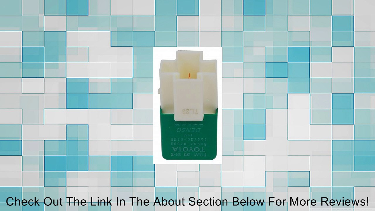 Denso 567-0007 Relay Review