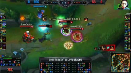 [LPL Spring] EDG vs SS  Match 1 - Caster ViruSs
